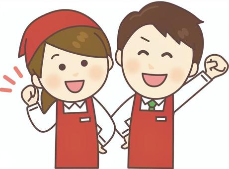 【菓子の販売スタッフ】