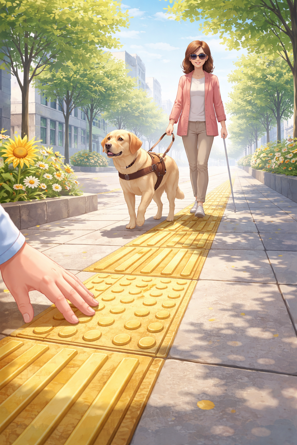 点字ブロックの日