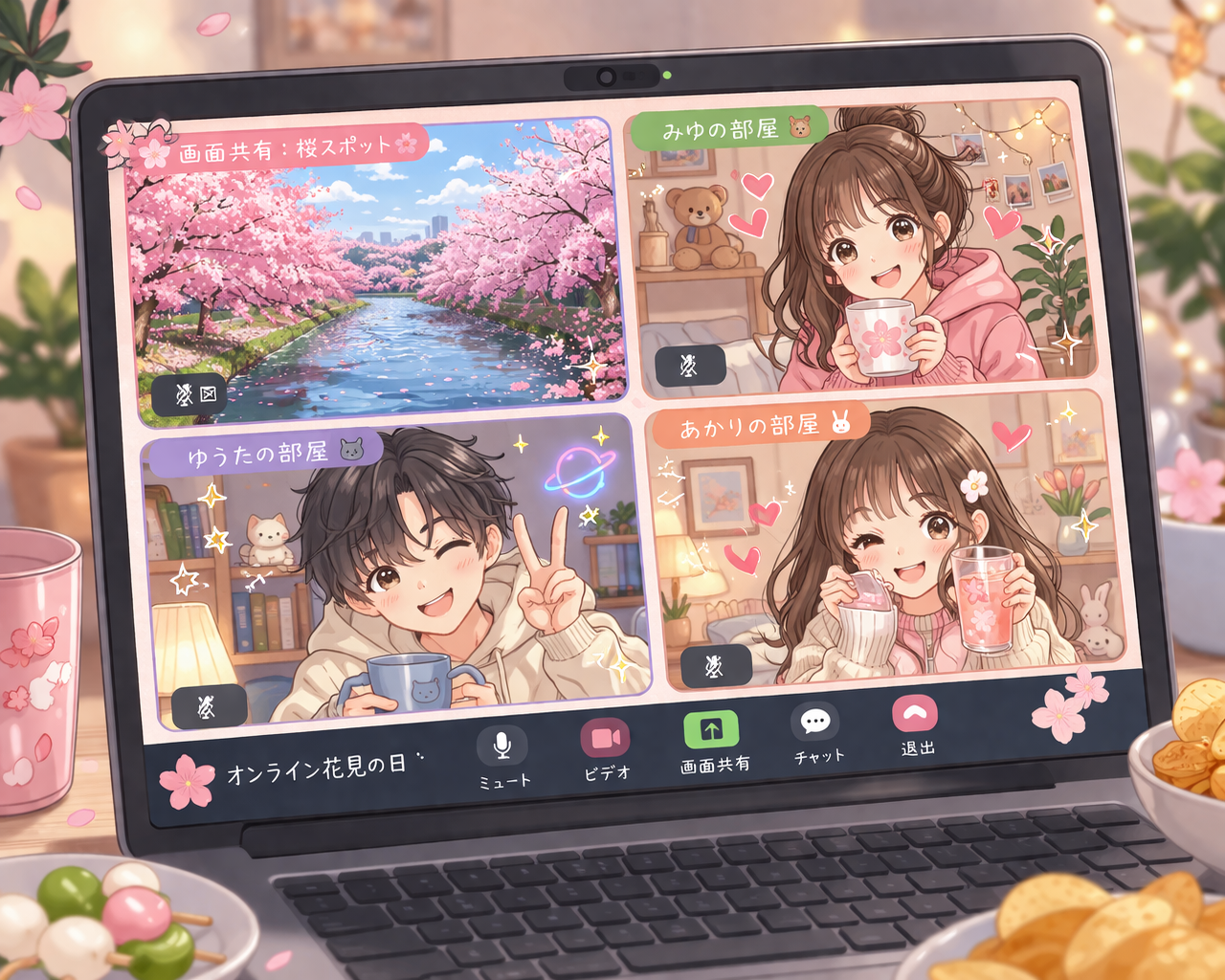 オンライン花見の日