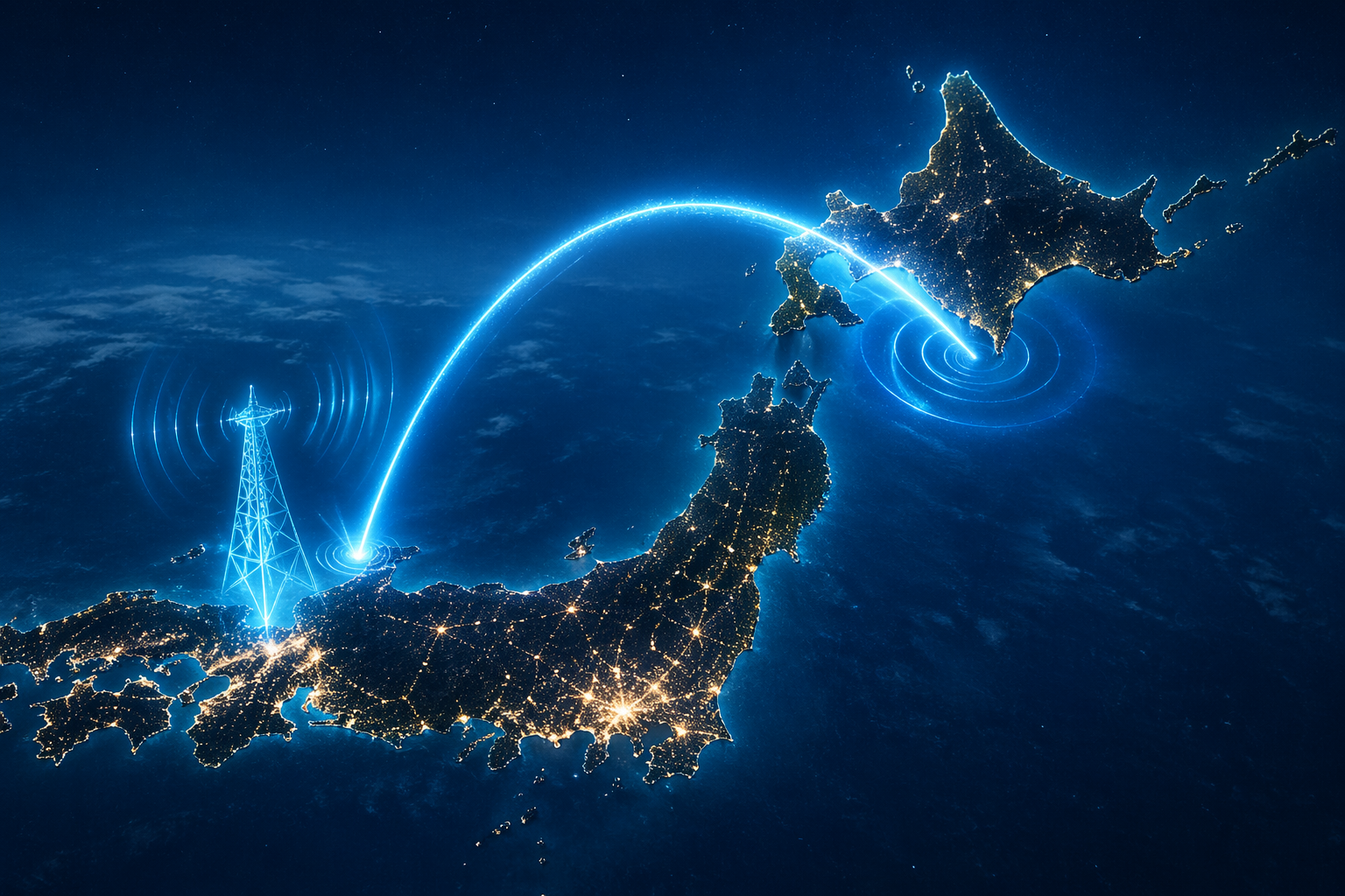 本州と北海道の通話が実現