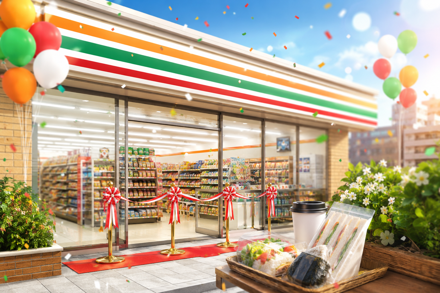 セブン-イレブンがオープン