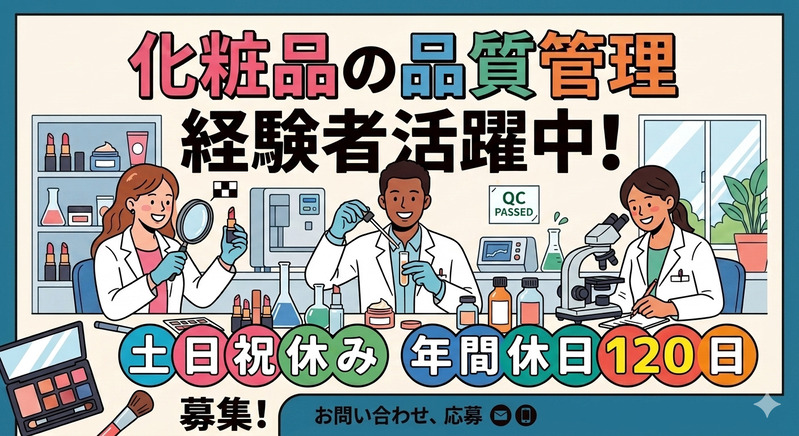【化粧品の品質管理】