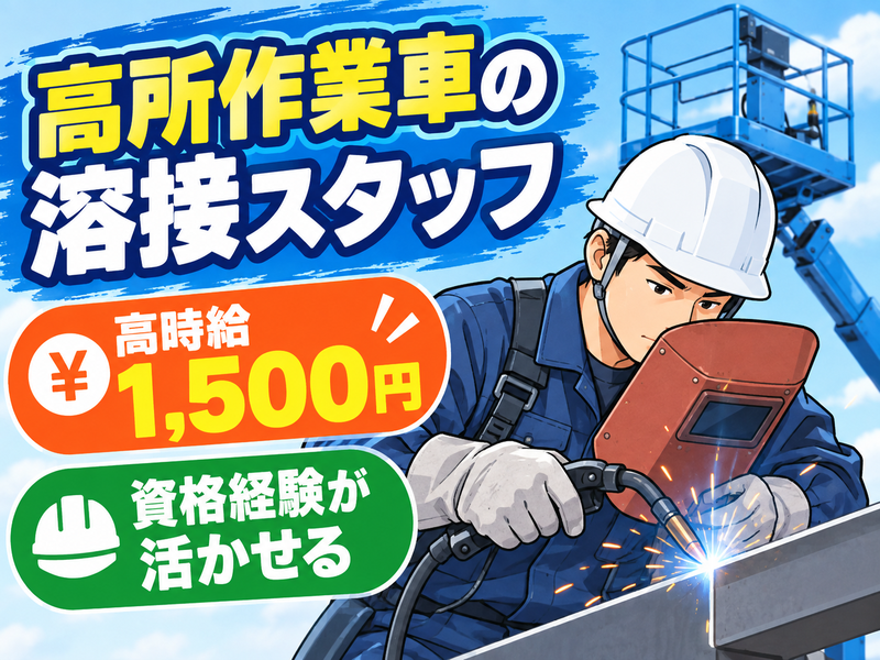 【建設機械部品の溶接作業】